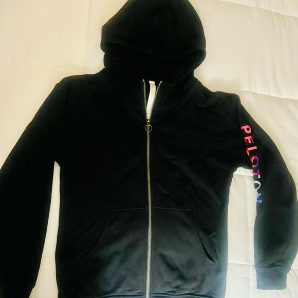 Lululemon X Peloton All Yours Full Zip Hoodie Sweatshirt Women’s Size 6 Black - Picture 3 of 7